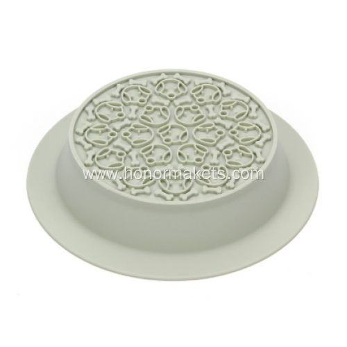 Silicone pet slow food bowl